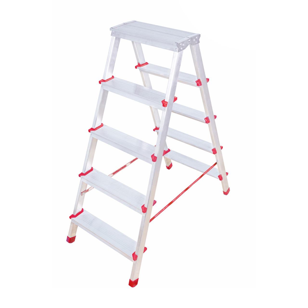 Лестница алюминиевая двухсторонняя Scala.TOP TWINSTEP 2х5 ступеней