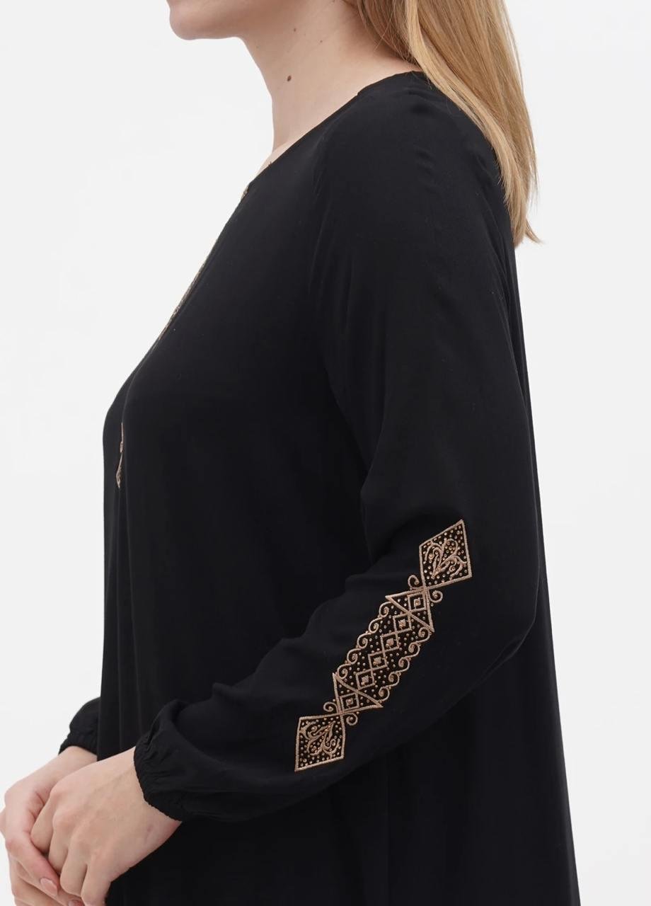 Платье Juliet Deluxe вискоза р. 54 Черный (33438-03-54) - фото 4