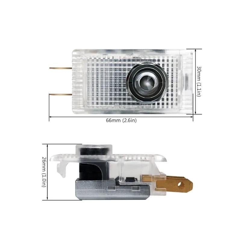 Підсвічування світлодіодне штатне на двері автомобіля з логотипом MERCEDES W210/W639/Sprinet/Vito/Viano (2062908812) - фото 3