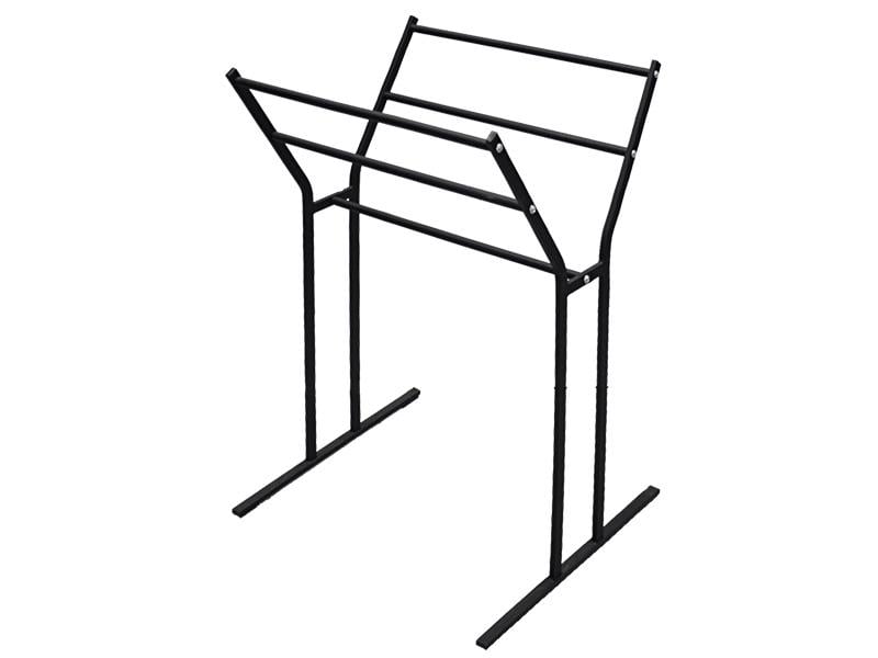 Стійка-вішалка Kompred OL826 для рушників у стилі лофт 585х500х870 мм Чорний