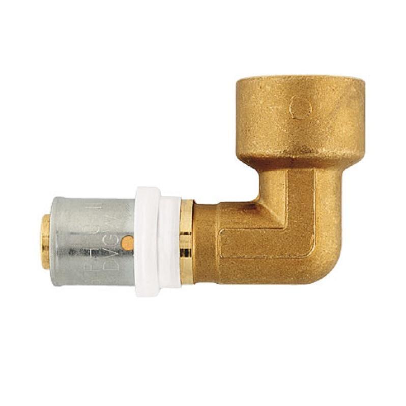 Коліно під прес з переходом Herz P712021 20х2-1/2" В (AKD10020)