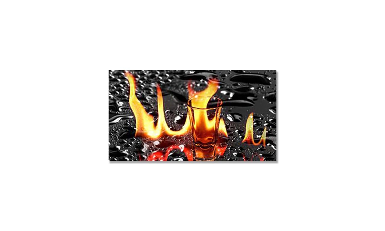 Наклейка виниловая на стол Zatarga Горящий Виски 650х1200 мм (1294193287) Наклейка виниловая на стол Zatarga Горящий Виски 650х1200 мм (1294193287)