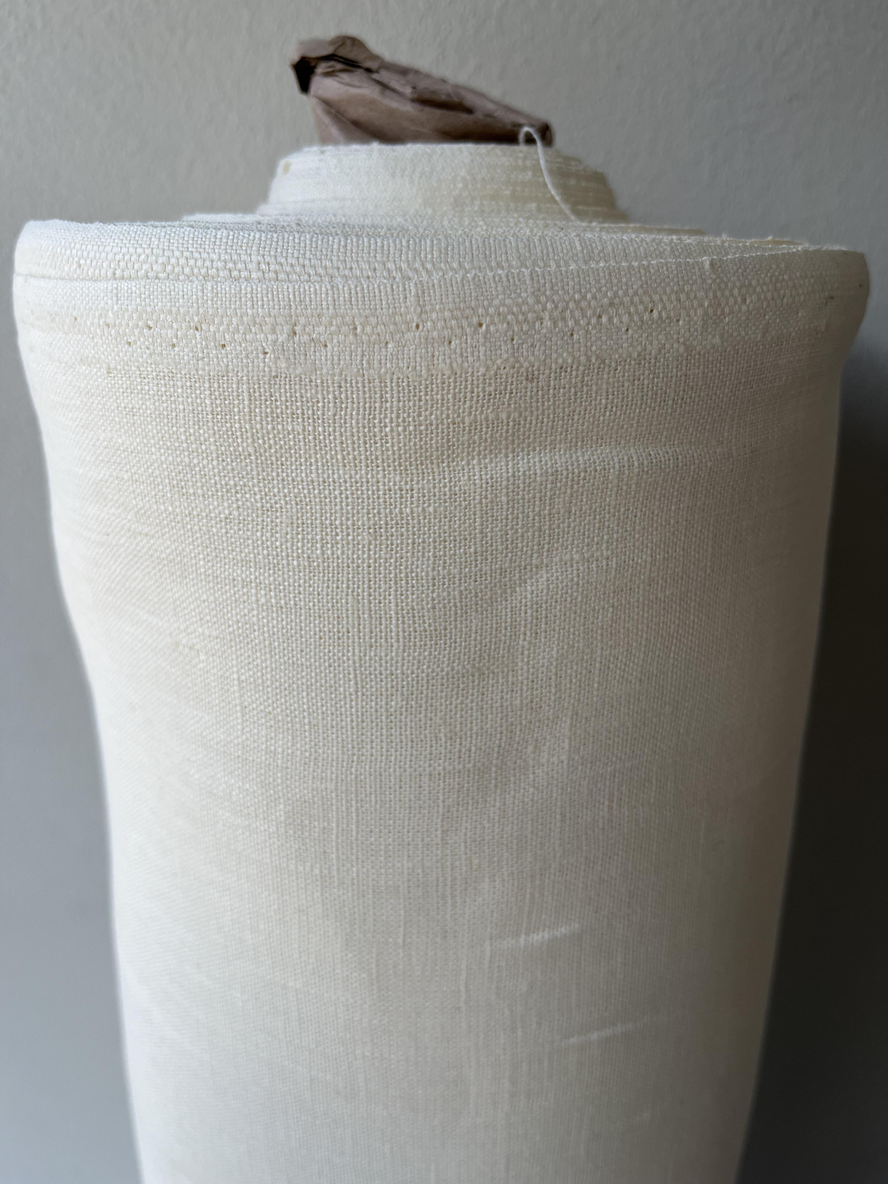 Ткань скатертная Linen Plus 100% лен 148 см 1403 Кремовый