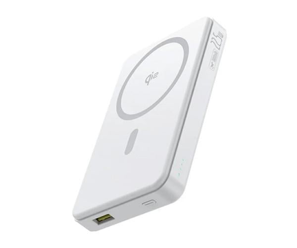 Зовнішній акумулятор BASEUS AirpowⅡQi2 10000mAh 22,5W Cable Type-C to Type-C Moon/White