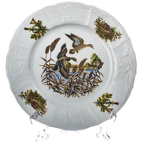 Набор тарелок подставных Thun Bernadotte Охота фарфора 6 шт. d 25 см (u001011)