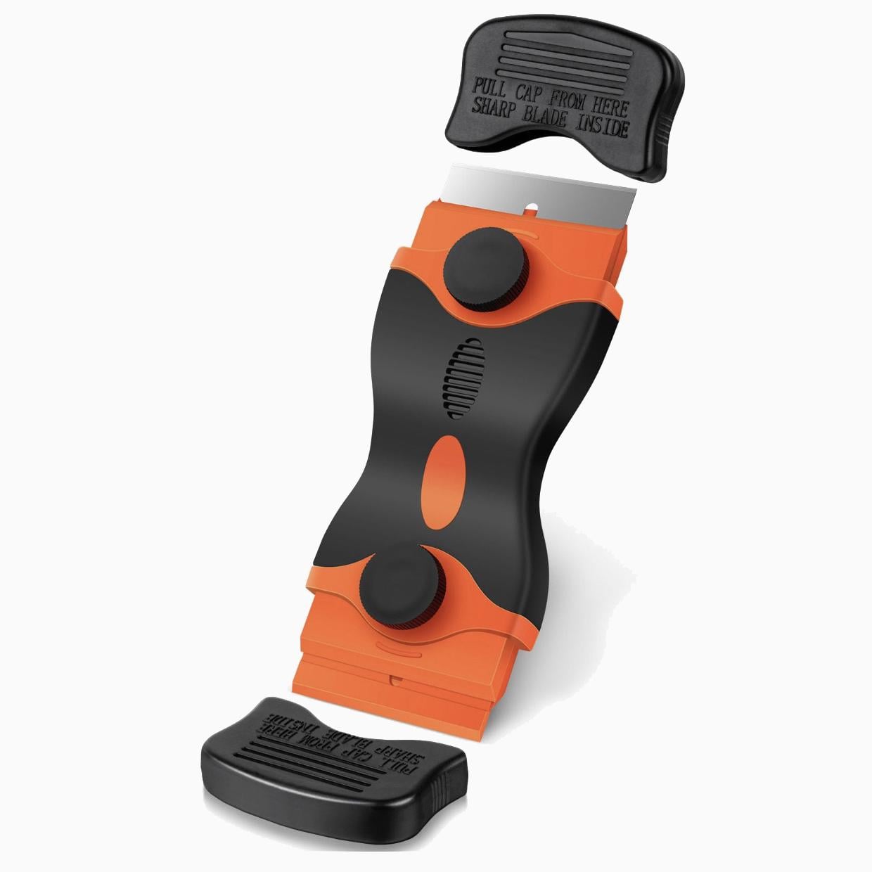 Шпатель-скребок складной для разрезания/подцепки/очистки поверхности Красно-черный (SHPSKR-0738)