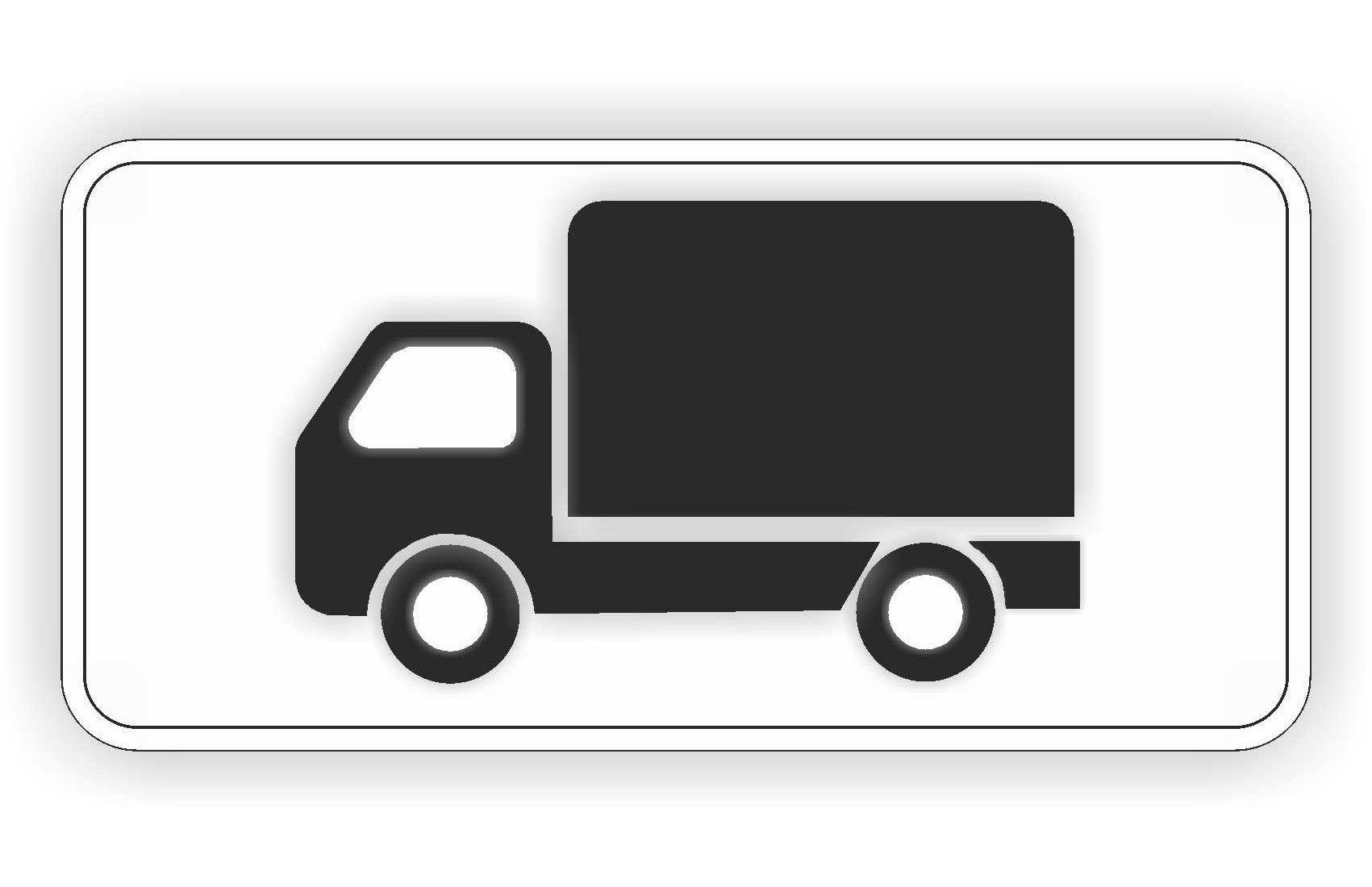 Дорожный знак 7.5.1 Вид транспортного средства 350х700 мм