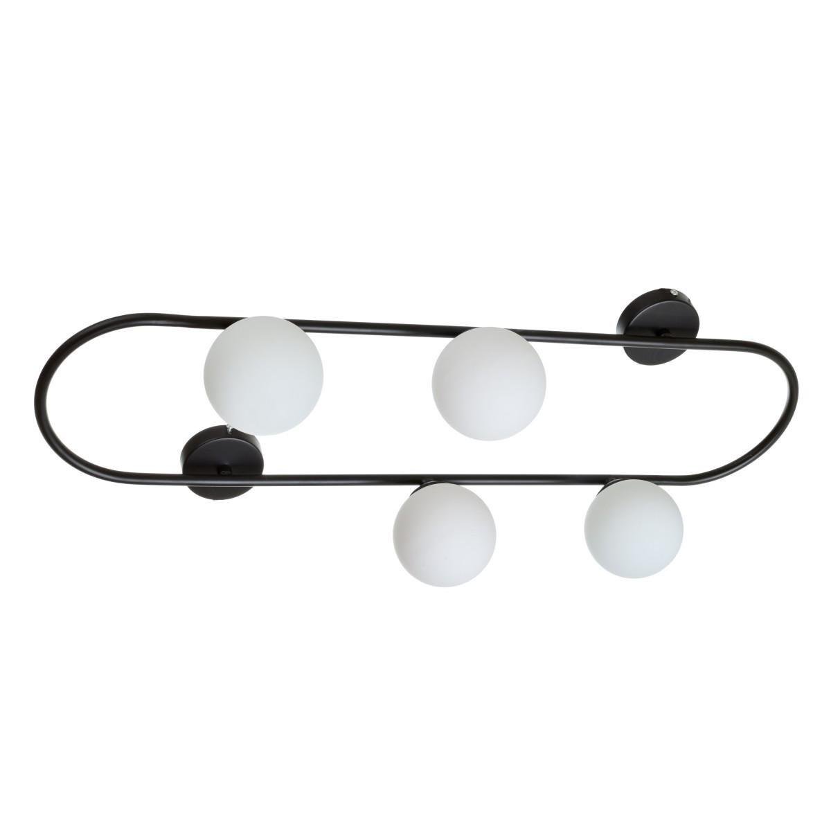 Светильник настенно-потолочный накладной Brille BL-876C/4 G9 BK