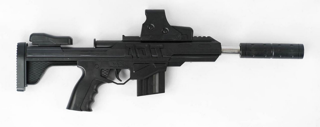 Автомат с лазерным прицелом/съемным магазином и глушителем Super Omega (127776) Автомат с лазерным прицелом/съемным магазином и глушителем Super Omega (127776)