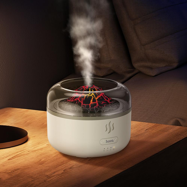 Зволожувач повітря Hoco Ultrasonic aromatherapy HX30 15 годин 160 мл White - фото 8
