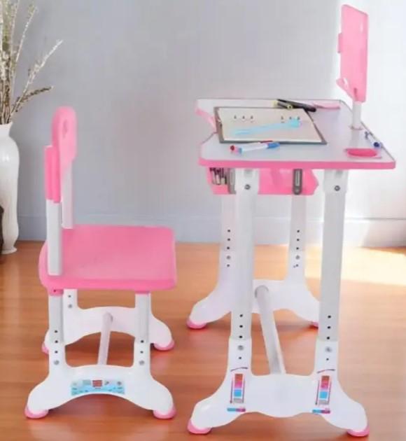 Парта шкільна та стільчик з регулюванням висоти Рожевий (2104618702) - фото 9 Парта шкільна та стільчик з регулюванням висоти Рожевий (2104618702) - фото 9