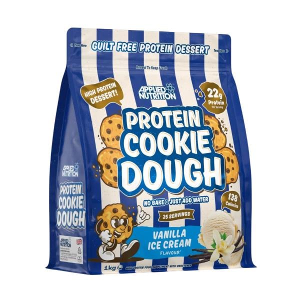 Заменитель питания Applied Nutrition Protein Cookie Dough 1000 г/25 порций Vanilla Ice Cream (000028221) Заменитель питания Applied Nutrition Protein Cookie Dough 1000 г/25 порций Vanilla Ice Cream (000028221)
