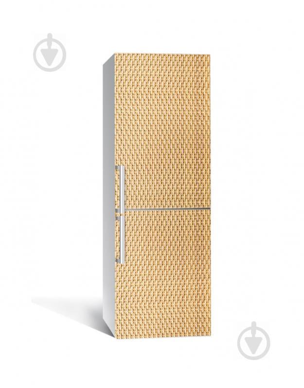 Наклейка на холодильник Zatarga «Канатное плетение» 650х2000 мм виниловая 3Д наклейка декор на кухню