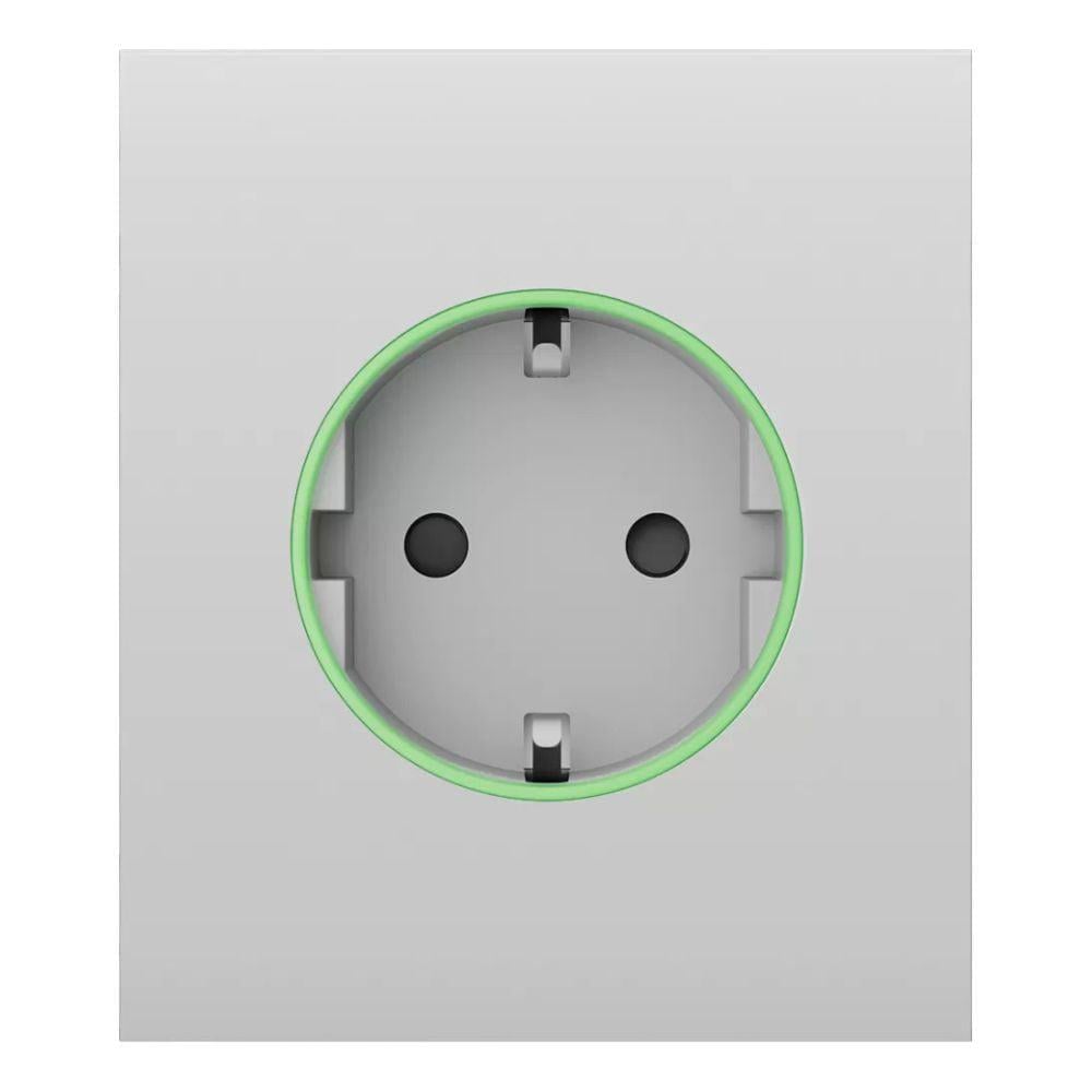 Фронтальная панель Ajax CenterCover ASP для умной розетки type F 55 White (26-00346)