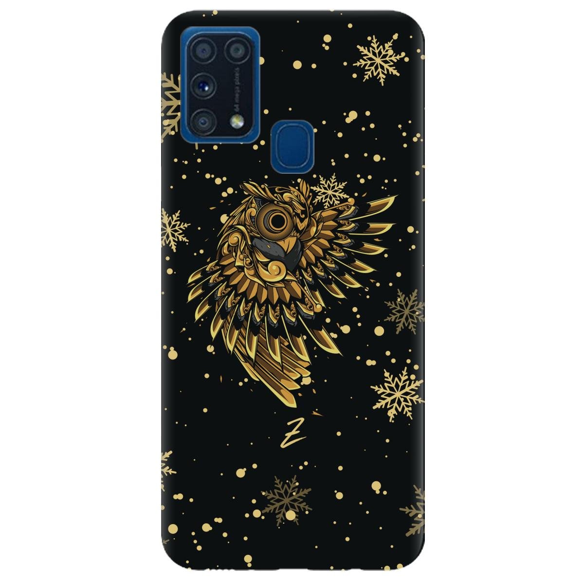 Силіконовий чохол Zorrov для Samsung Galaxy M31 - Gold sova (14190040189099402)