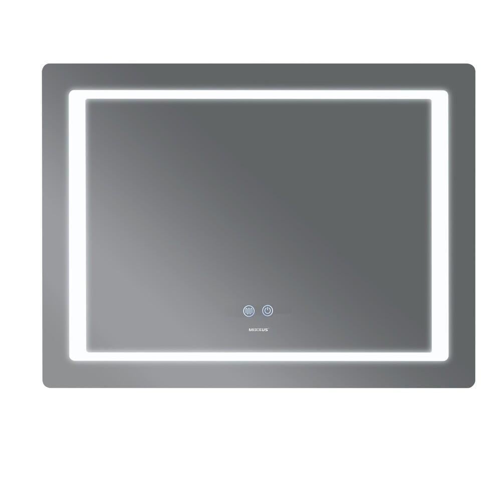 Зеркало для ванной комнаты MIXXUS STYLE MR13 LED Touch/Anti-fog/димер/регулировкой яркости 80x60 см (MI6666)