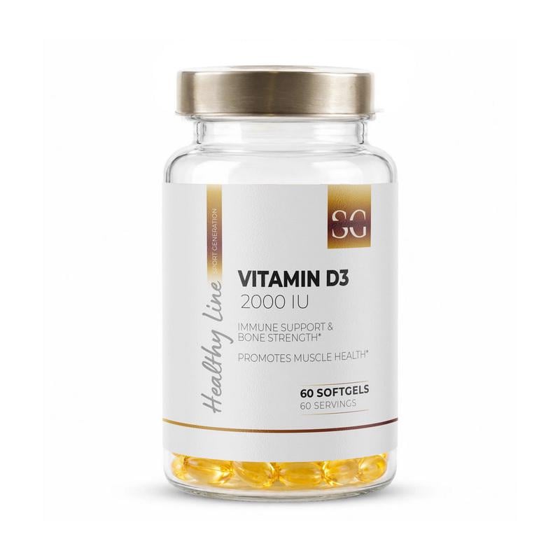 Вітамін D3 2000 МО Sport Generation Vitamin D3 60 м'яких капс.