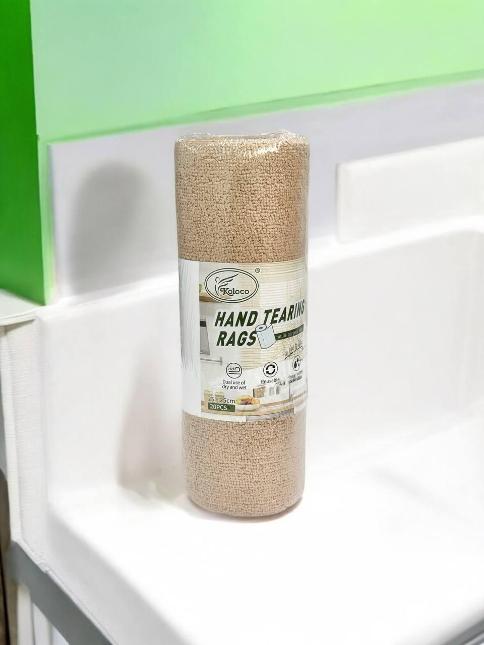 Серветка мікрофібра Koloco в рулоні 20 шт. Сірий (987) - фото 2