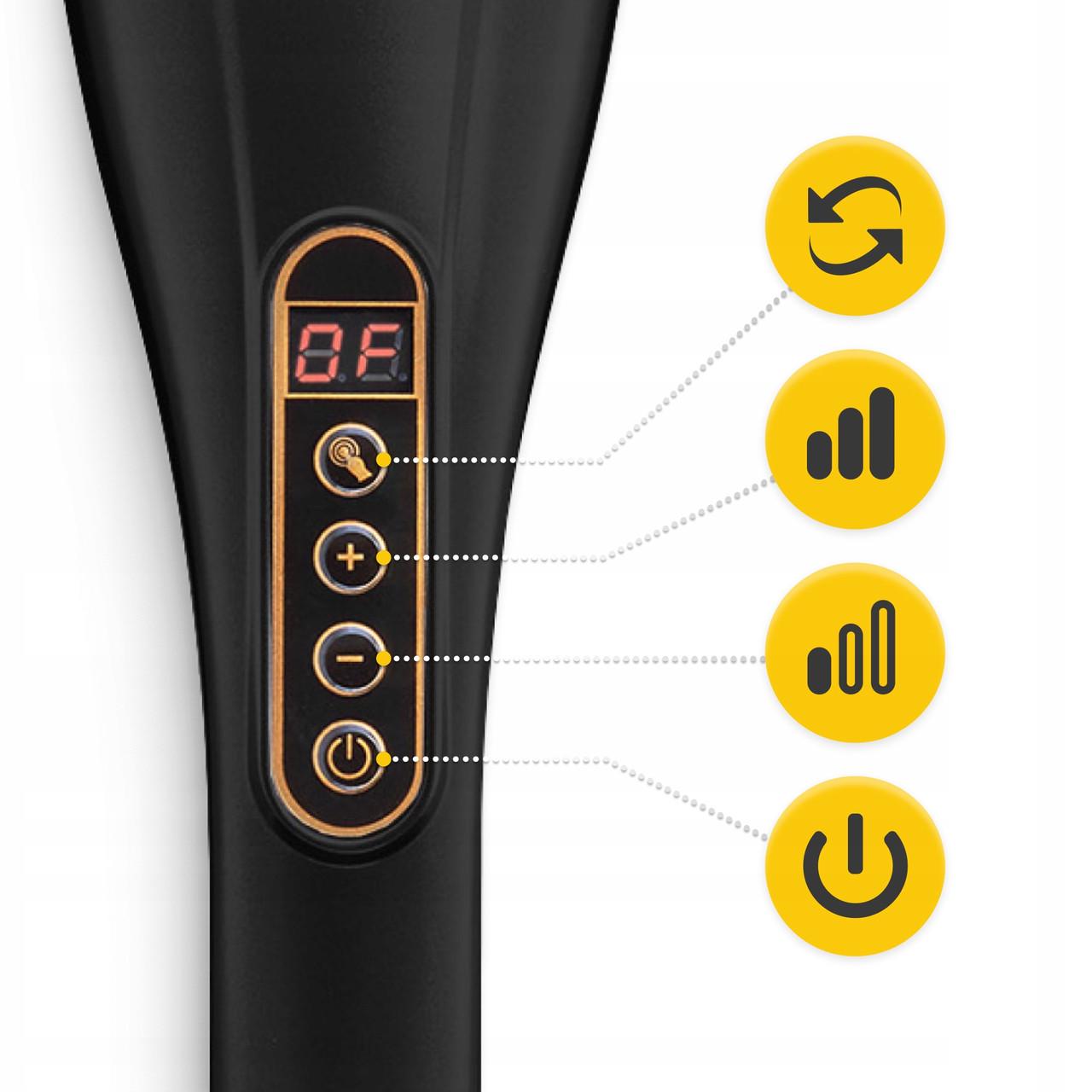 Масажер для тіла вібраційний 4FIZJO Long Stick 7в1 ручний Black (P-5907739319142) - фото 6 Масажер для тіла вібраційний 4FIZJO Long Stick 7в1 ручний Black (P-5907739319142) - фото 6