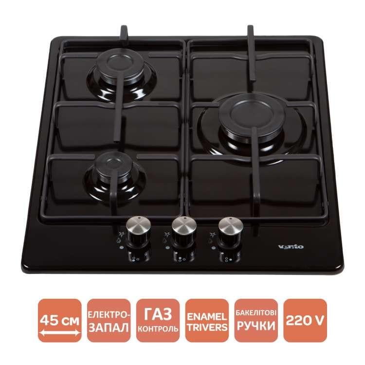 Варочная поверхность Ventolux HG430-B3 S (BK) - фото 7 Варочная поверхность Ventolux HG430-B3 S (BK) - фото 7