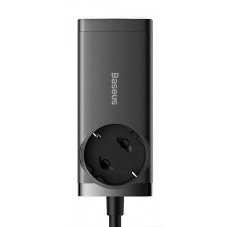 Мережевий зарядний пристрій Baseus GaN3 Pro Desktop Powerstrip 2C+2U+AC(EU) 65W Black (PSZM000901) - фото 2 Мережевий зарядний пристрій Baseus GaN3 Pro Desktop Powerstrip 2C+2U+AC(EU) 65W Black (PSZM000901) - фото 2
