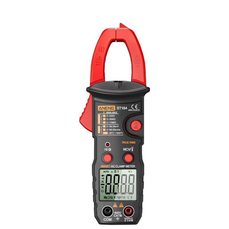 Цифровые клещи ANENG ST184 6000 отсчетов True RMS/NCV (34111807)