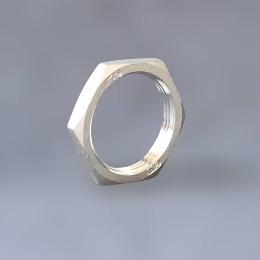 Контргайка муфтовая нержавеющая Ду40 1"1/2 н/ж сталь AISI304, резьба BSPP G1.5" Class 150 (PN20) - фото 13 Контргайка муфтовая нержавеющая Ду40 1"1/2 н/ж сталь AISI304, резьба BSPP G1.5" Class 150 (PN20) - фото 13