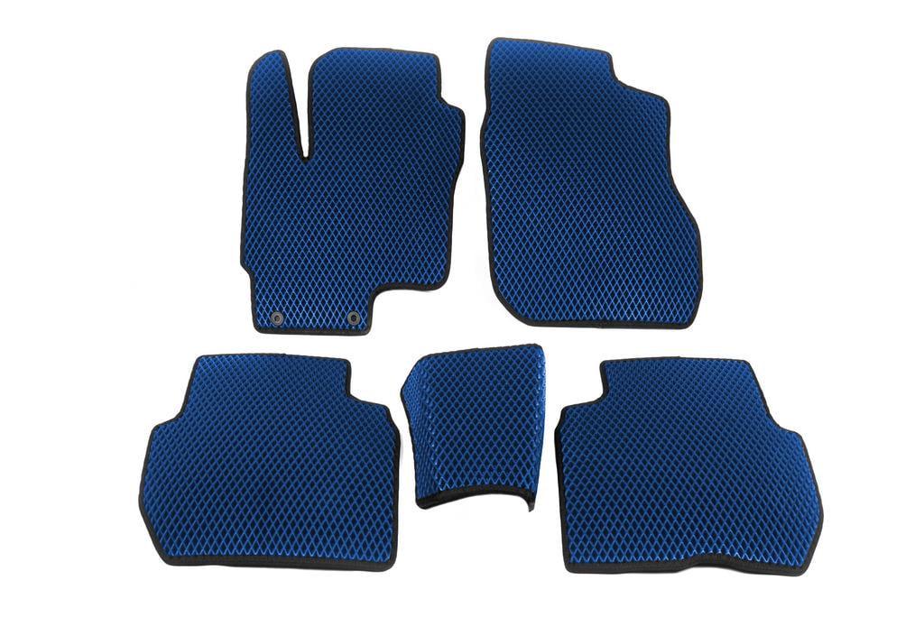 Коврики EVA P-HEV Digital Designs для Mitsubishi Outlander 2012-2021 гг. этилвинилацетат Синий