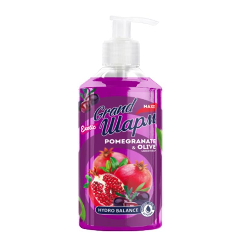 Мыло туалетное жидкое Grand Шарм Гранат и Оливка 500 мл (083574)