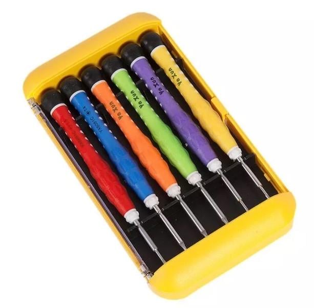 Набор отверток YaXun YX-6081 C 6pcs для ремонта телефона (000050728)