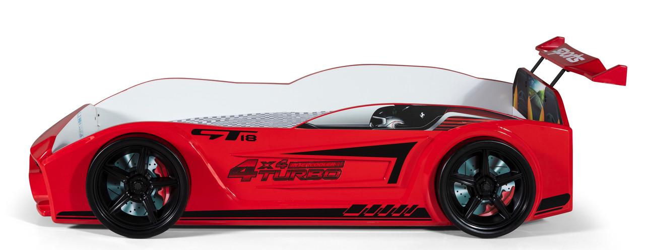 Кровать-машина Форсаж Красный (1664971944) - фото 6 Кровать-машина Форсаж Красный (1664971944) - фото 6