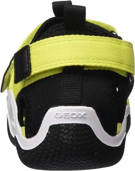 Сандалии с закрытым носком Geox Wader р. 32 Black Lime (15391705) - фото 7