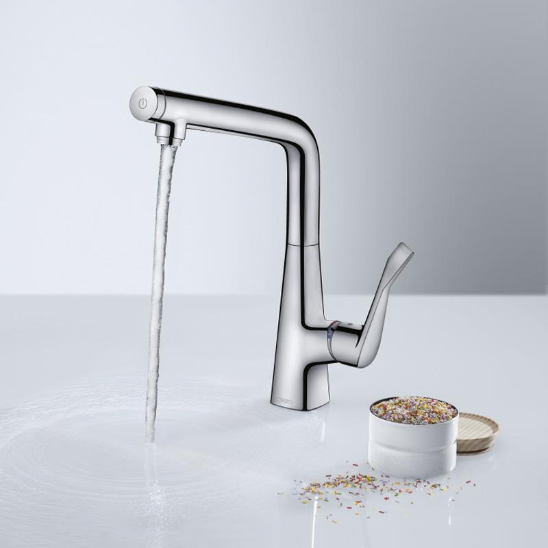 Смеситель для кухни Hansgrohe METRIS SELECT 14883000 Хром (111823) - фото 3
