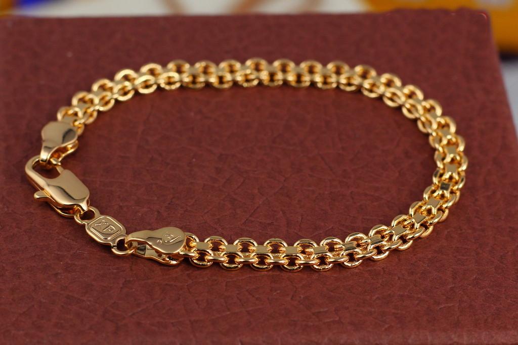 Браслет Xuping Jewelry Бисмарк 5 мм 23 см Золистый (957011389)