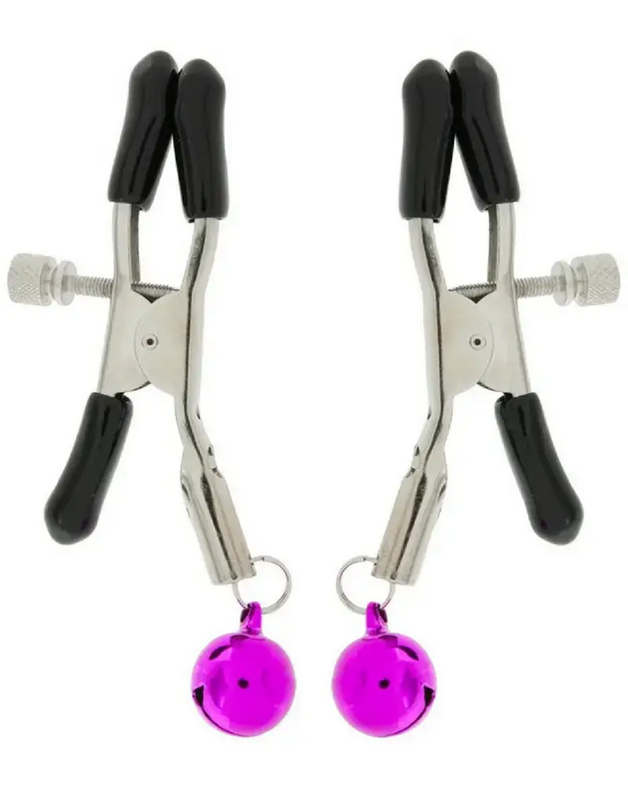 Клипсы-зажимы с колокольчиками 2 шт. (st193)