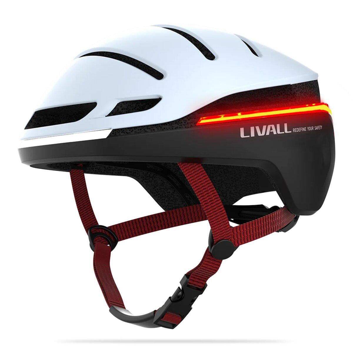 Шолом захисний Livall EVO21 L 58-62 см Snow (LIV-LEVO21-4342)