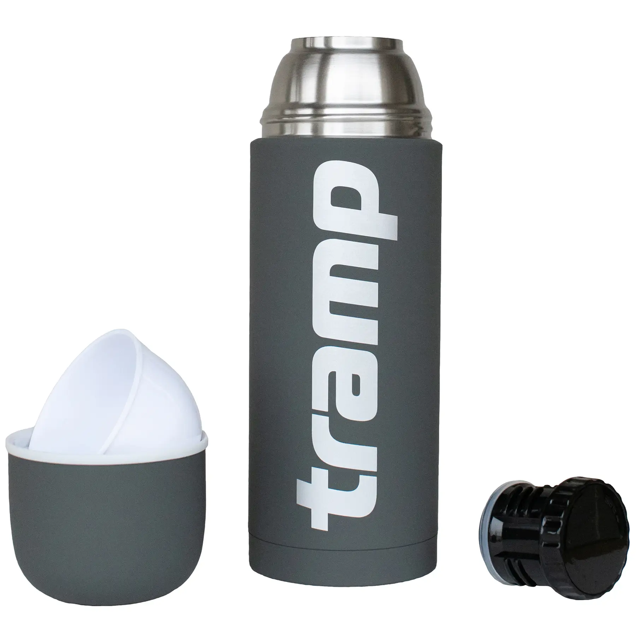 Термос Tramp Soft Touch 1 л Grey (UTRC-109-grey) - фото 3