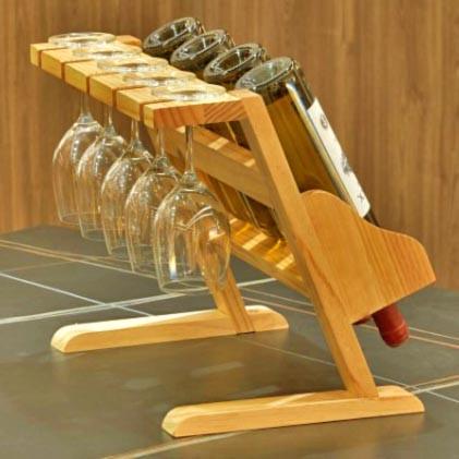 Полка для вина настольная Меланит Карри (Впс-005703)