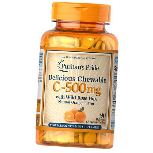 Вітамін С Vitamin C 500 with Rose Hips 90 таблеток (36367197)