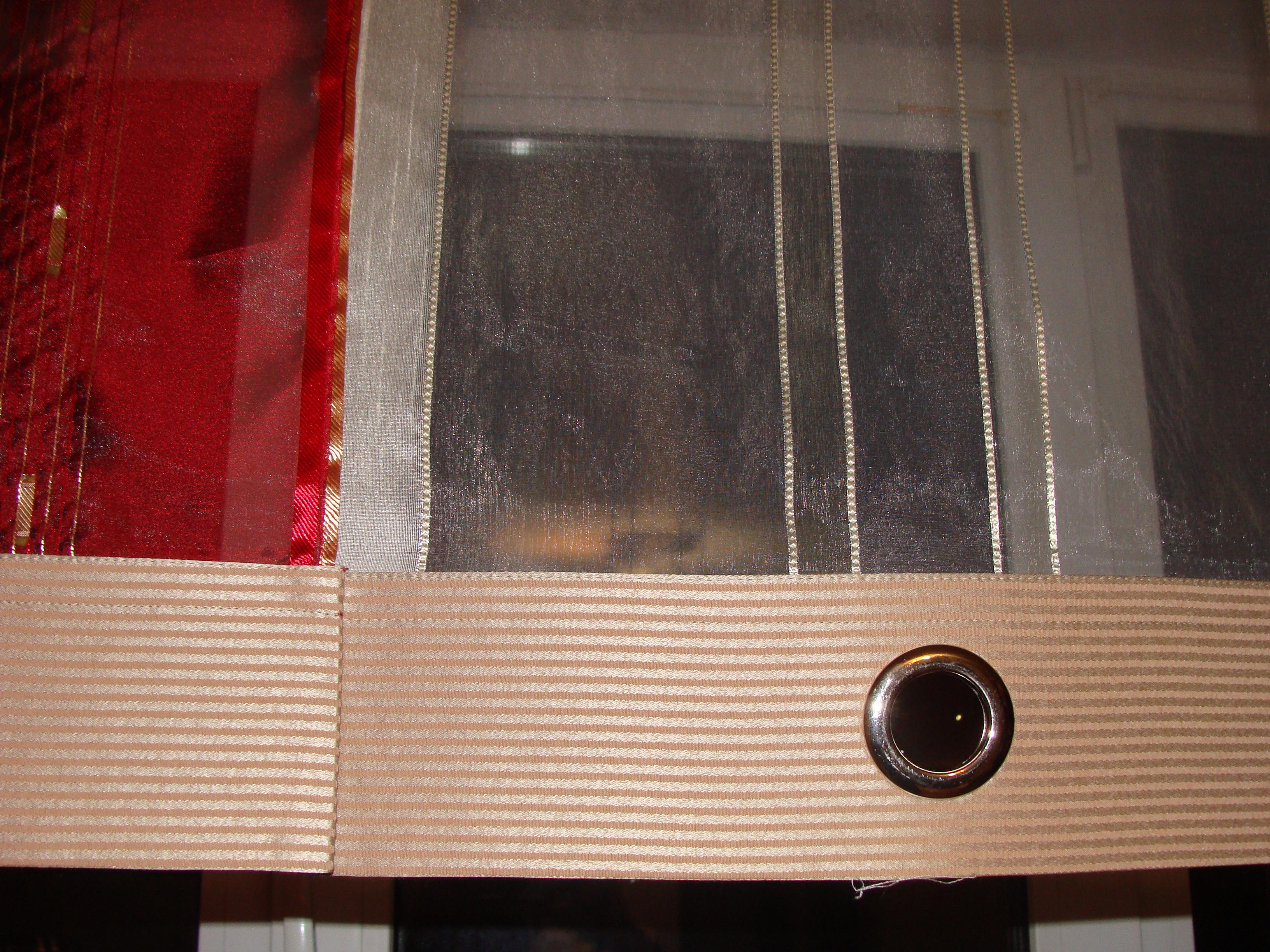 Комплект панельных занавесок Firanka Line карниз 200 см Бежевый с золотистым (12_7п) - фото 6 Комплект панельных занавесок Firanka Line карниз 200 см Бежевый с золотистым (12_7п) - фото 6