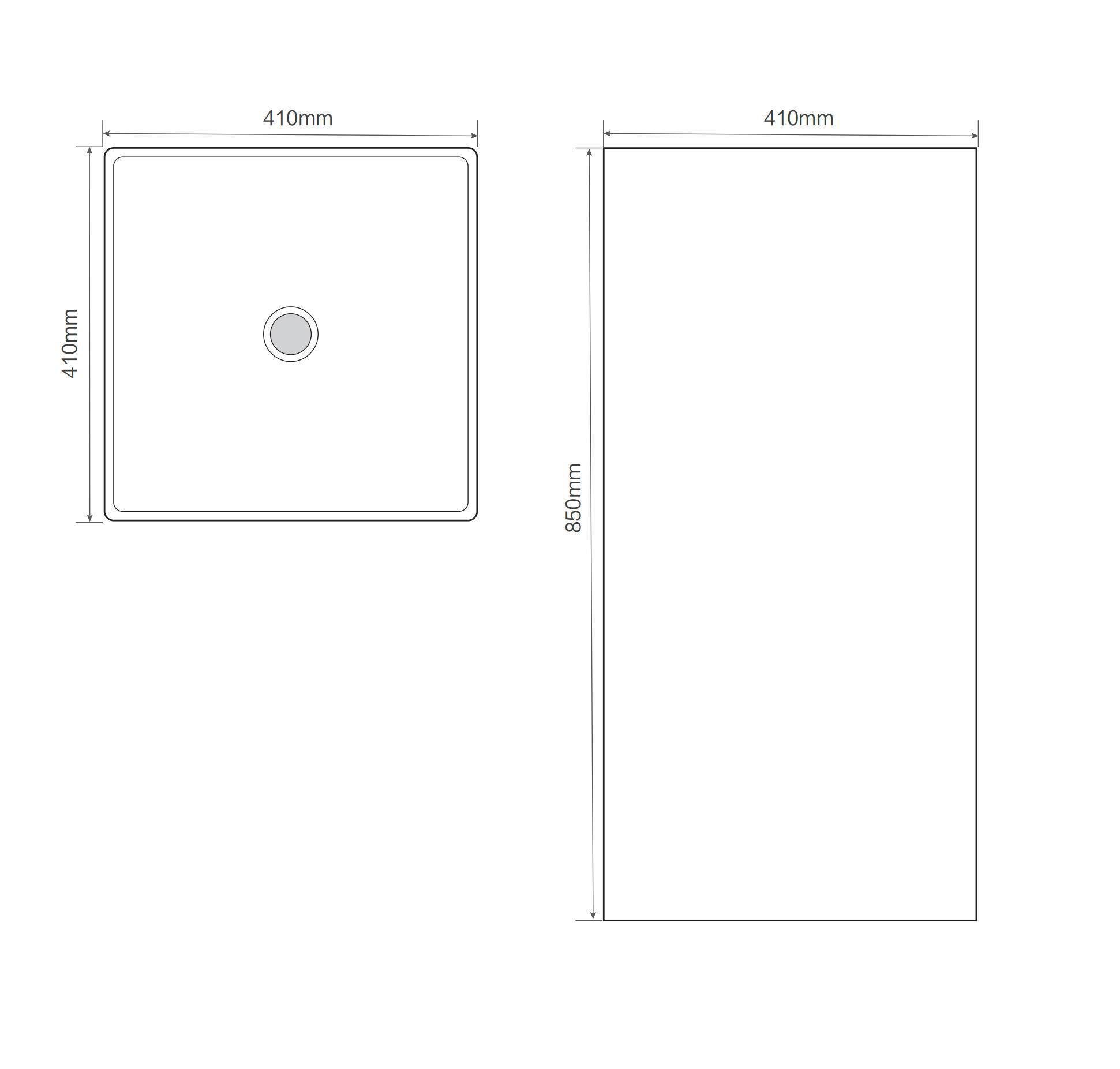 Раковина моноблок MIXXUS PREMIUM QUADRO-1101 410х410х850 мм (OL-MP6574) - фото 2 Раковина моноблок MIXXUS PREMIUM QUADRO-1101 410х410х850 мм (OL-MP6574) - фото 2