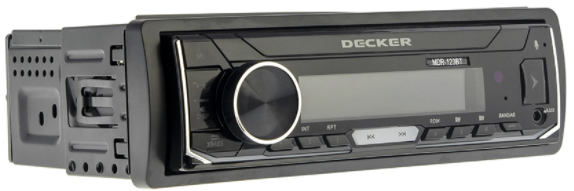 Автомагнитола DECKER MDR-123 BT - фото 2