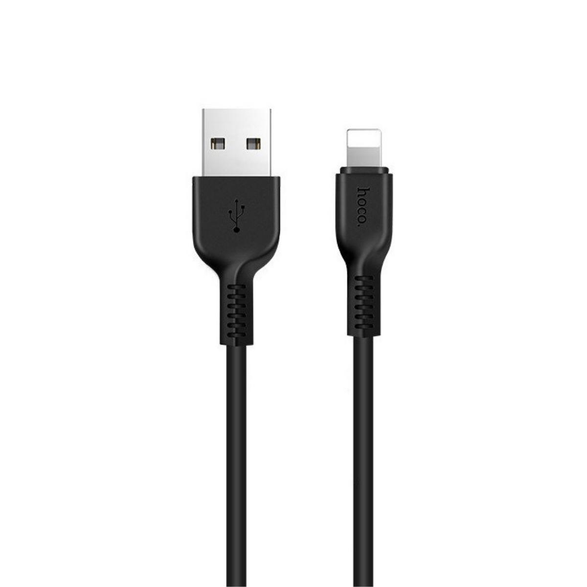 Кабель Hoco X13 Easy charged Lightning L-1M Black