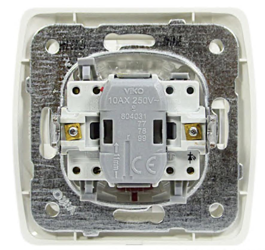 Выключатель одноклавишный с подсветкой Viko Carmen Белый (00000003445) - фото 2 Выключатель одноклавишный с подсветкой Viko Carmen Белый (00000003445) - фото 2