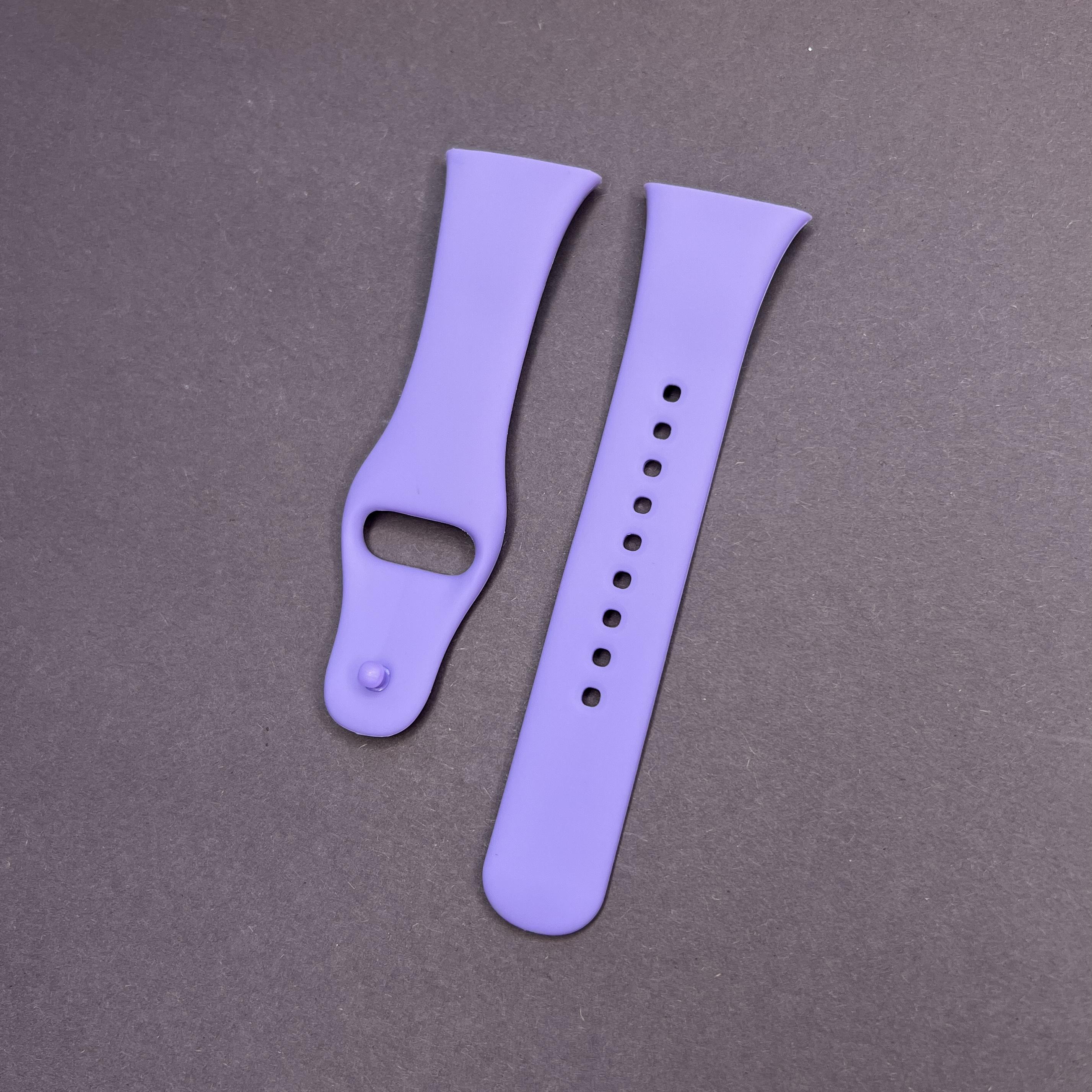 Ремешок силиконовый для Xiaomi Redmi Watch 3 на кнопке браслет Сиреневый (507314) - фото 1 Ремешок силиконовый для Xiaomi Redmi Watch 3 на кнопке браслет Сиреневый (507314) - фото 1