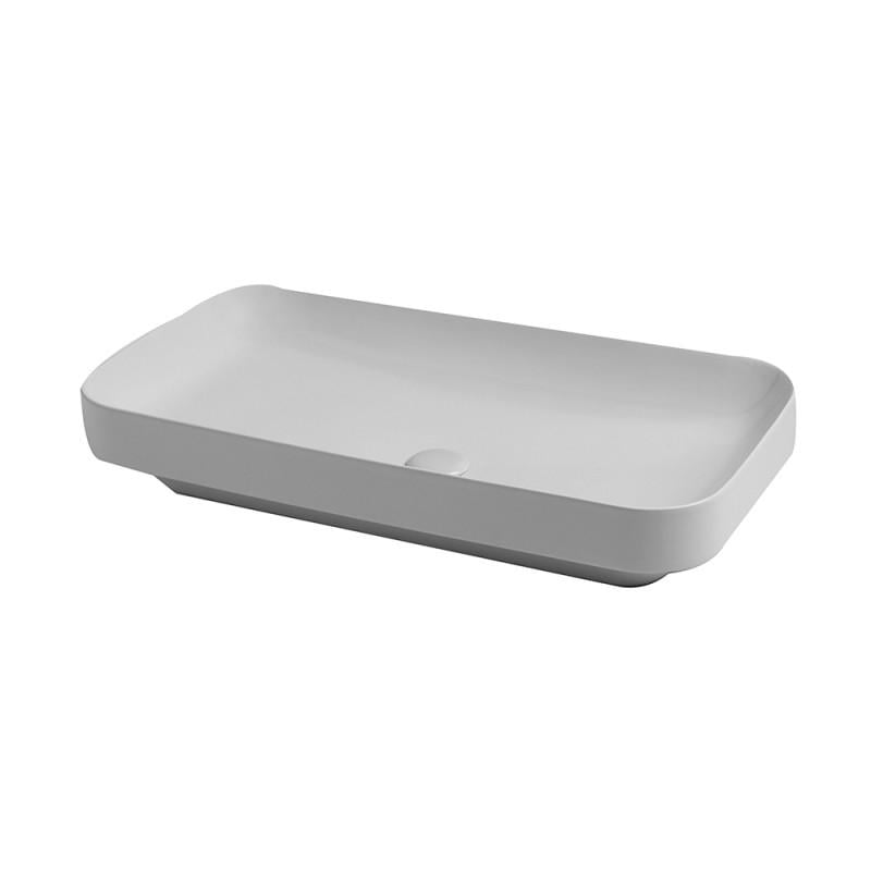 Раковина-чаша Azzurra Elegance soft ESO75B1 Shiny white (71691)