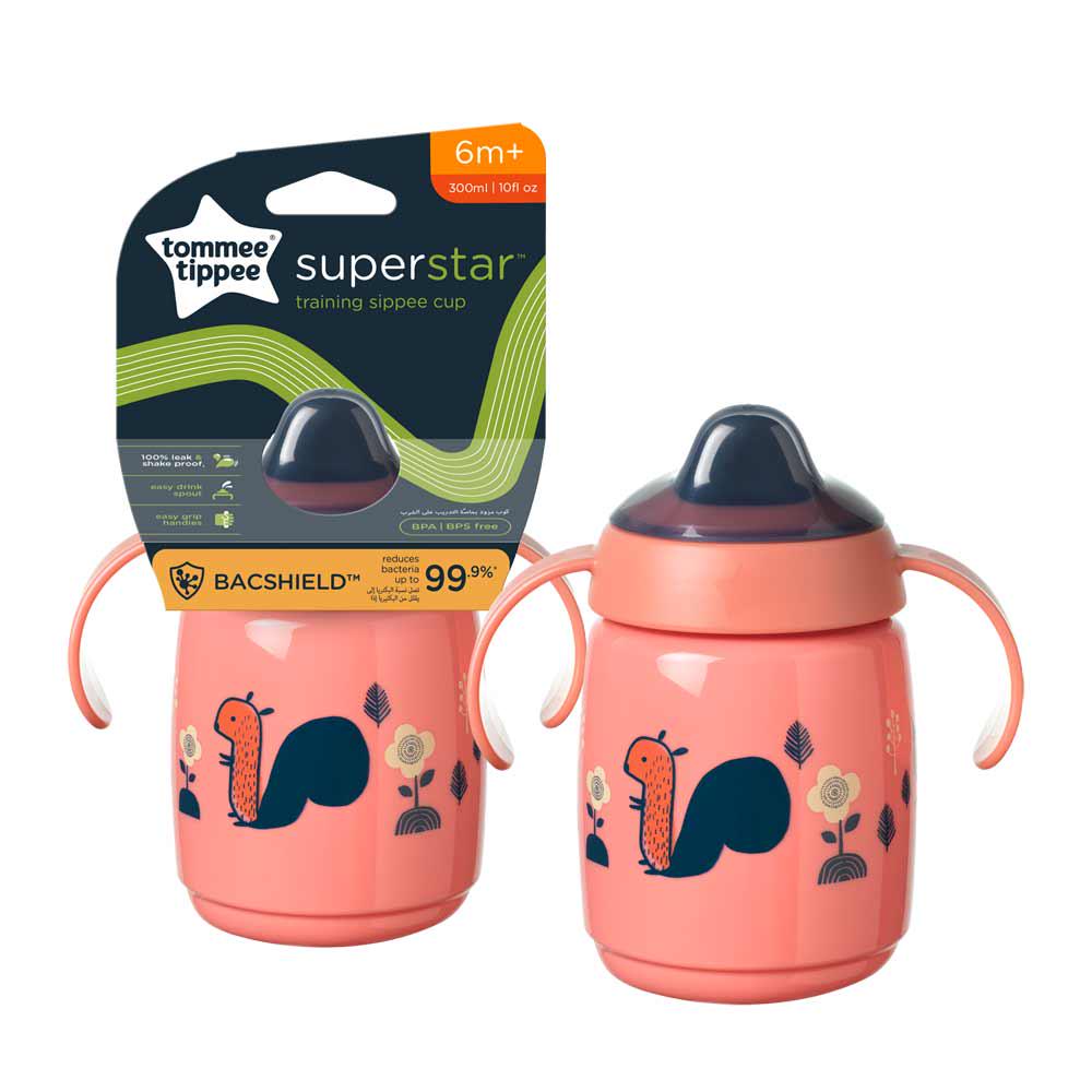 Чашка Tommee Tippee Superstar Sippee 6 міс 300 мл Рожевий (TT0392) - фото 2