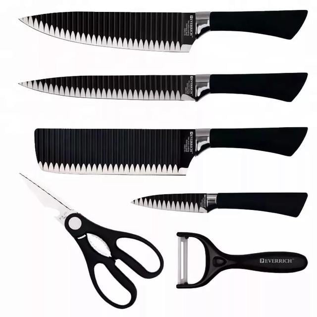 Набір кухонних ножів Knife 6в1 (6-18-Knife624) Набір кухонних ножів Knife 6в1 (6-18-Knife624)