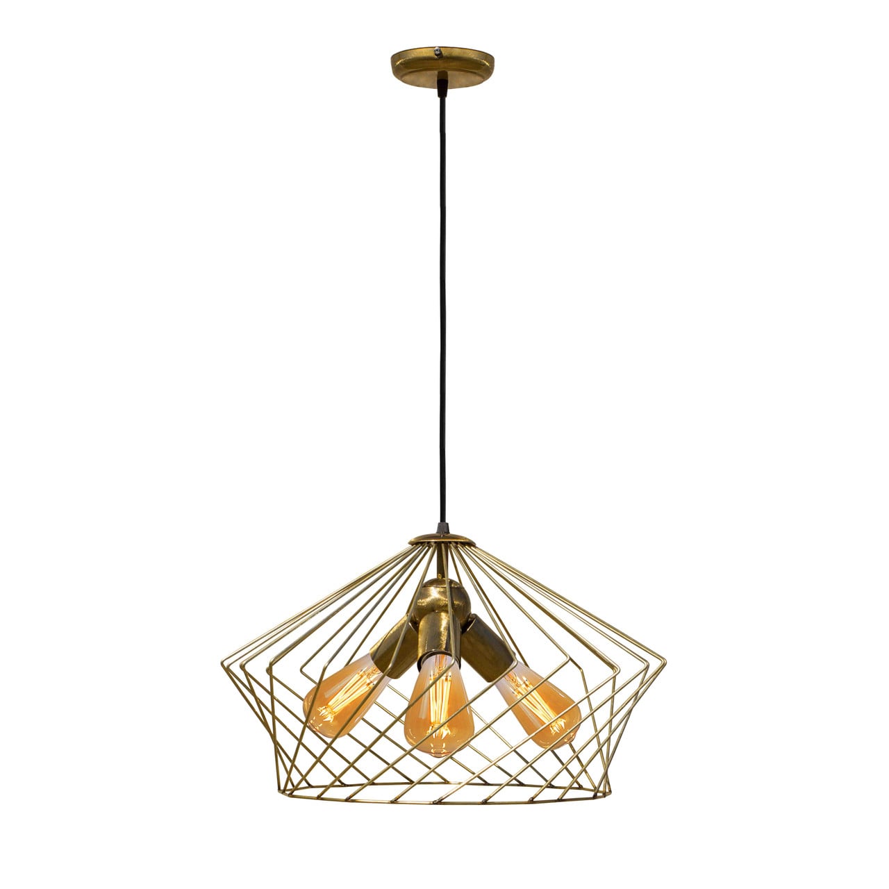 Люстра подвесная MSK ELECTRIC Camelia NL 3329-3 BN Бронзовый