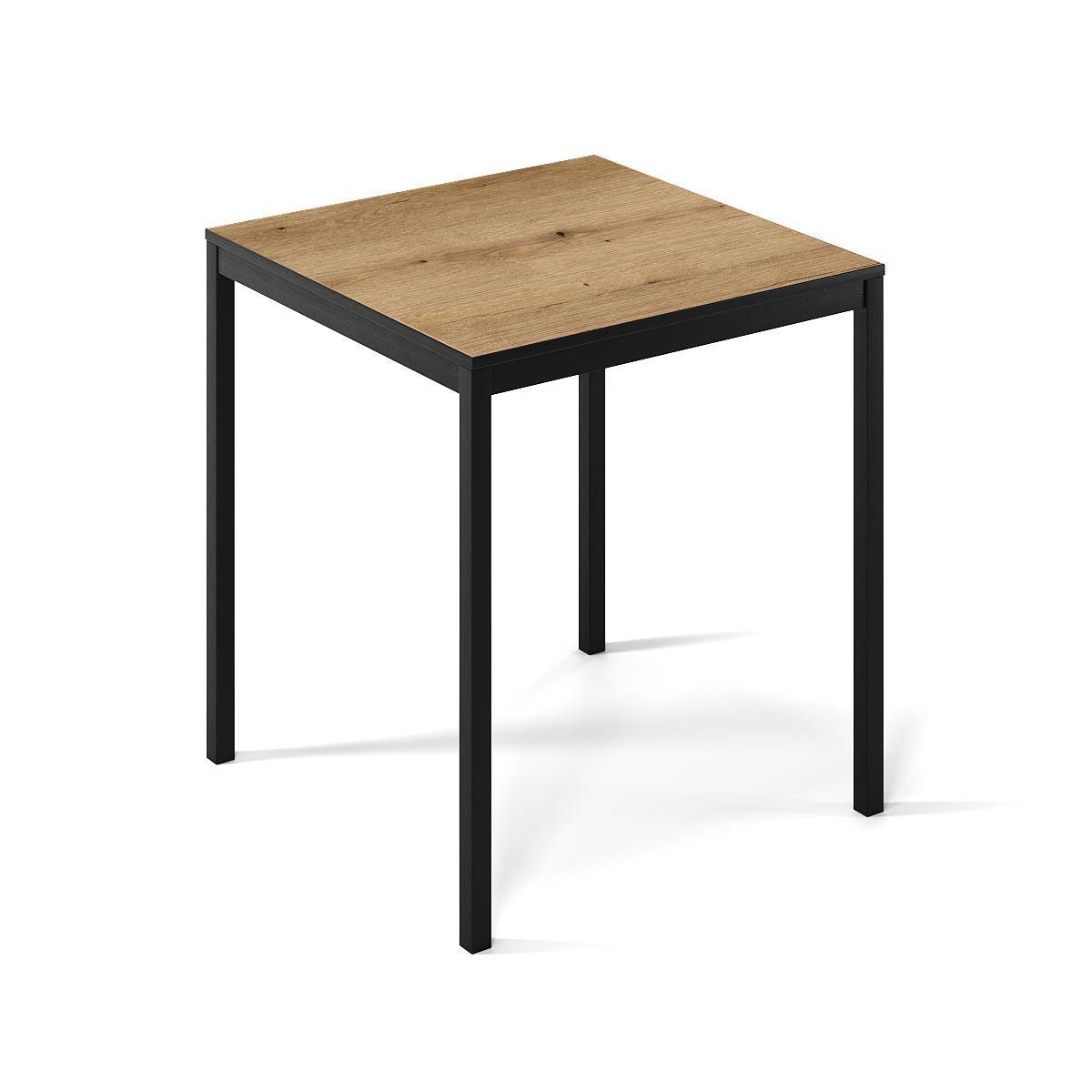 Обеденный стол ART IN HEAD Brevity Loft mini 67х75х67 см Дуб Эвок/Черный металл (TB03100000030)